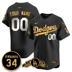 Los Angeles Dodgers 2025 National League Champions Jersey - All Stitched