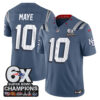 Men's New England Patriots 6-Time Champions Patch Vapor Limited Jersey - All Stitched