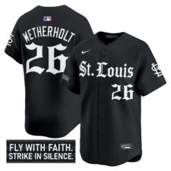 Men's St. Louis Cardinals 'Gothic Legacy Edition' Vapor Premier Limited Jersey - All Stitched