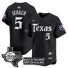 Men's Texas Rangers 'Gothic Frontier Edition' Vapor Premier Limited Jersey - All Stitched