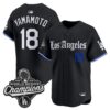 Los Angeles Dodgers "Gothic Edition" Vapor Premier Limited Jersey - All Stitched