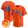 Men's Philadelphia Phillies x Dragon Ball Vapor Premier Limited Jersey - All Stitched