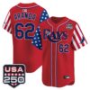 Men's Tampa Bay Rays "America 250 Edition" Vapor Premier Limited Jersey - All Stitched