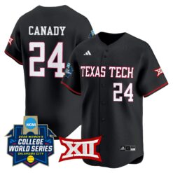 Men's size - Texas Tech Red Raiders Softball 2026 World Series (WCWS) Vapor Premier Limited Jersey - All Stitched